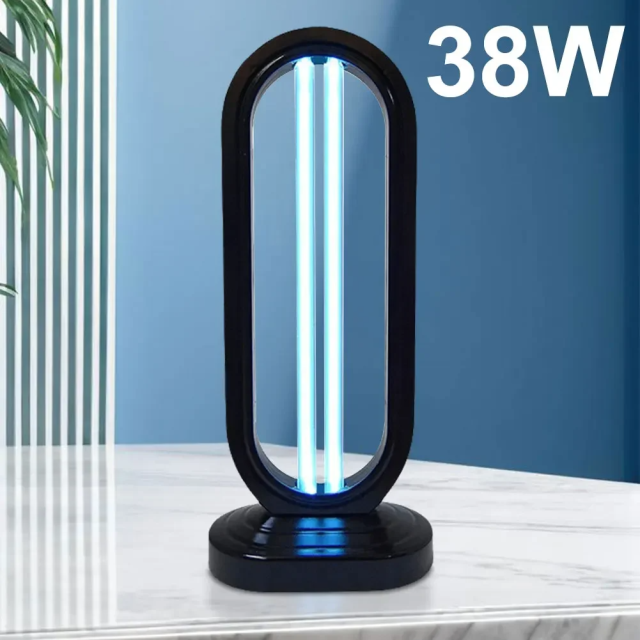 Ultraviolet Light with 3- Speed Timing and Remote Control UV Lamp 38W 110V UVC Light Sanitizer for Home Kitchen Baby Room Office