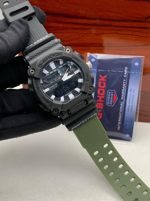 Casio G-SHOCK Digital Watch – Military Green Shock-Resistant Sports Watch with Box | Terlo Market Ghana
